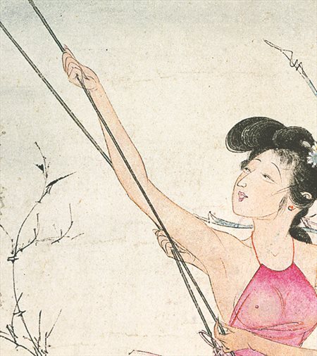 仪陇县-胡也佛的仕女画和最知名的金瓶梅秘戏图